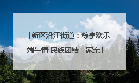 新区沿江街道：粽享欢乐端午情 民族团结一家亲